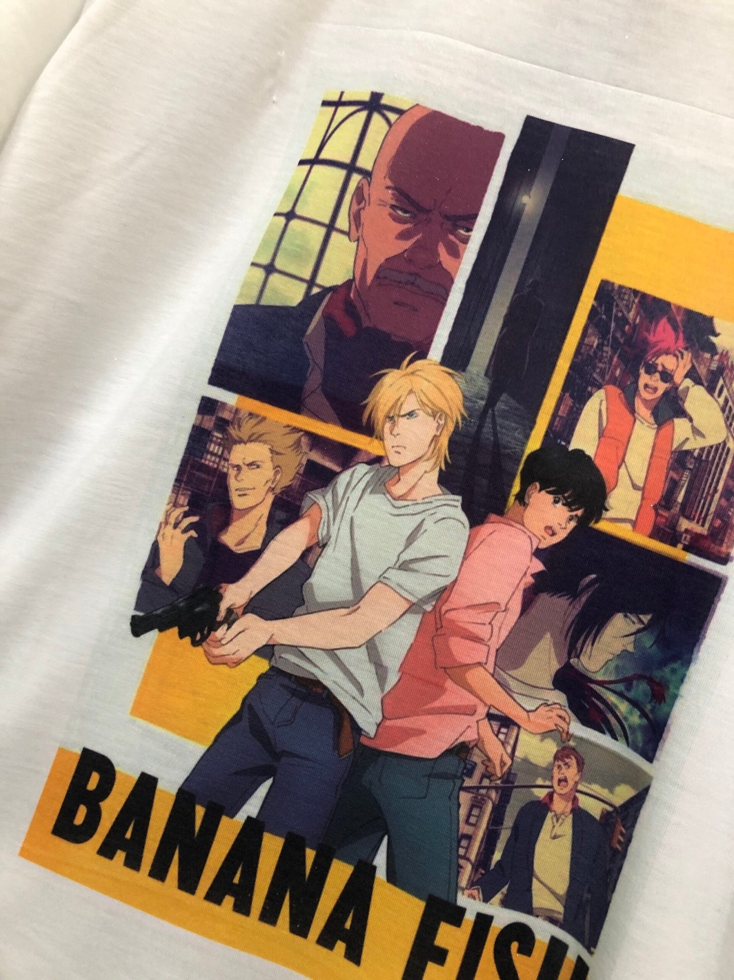 Remera sublimada Banana fish