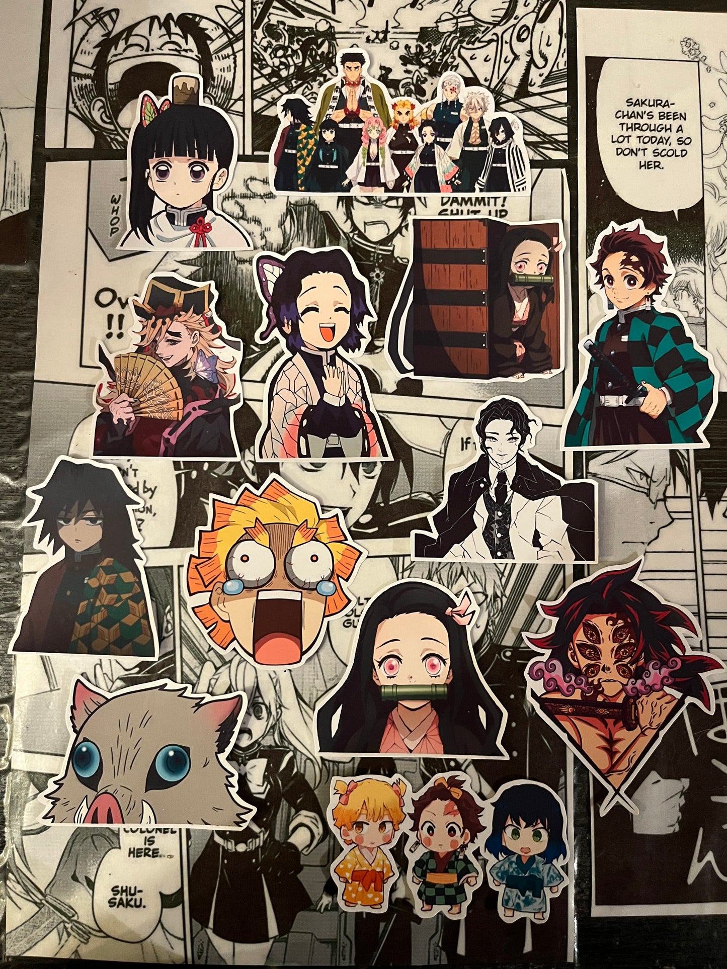 Stickers x13 Kimetsu no yaiba