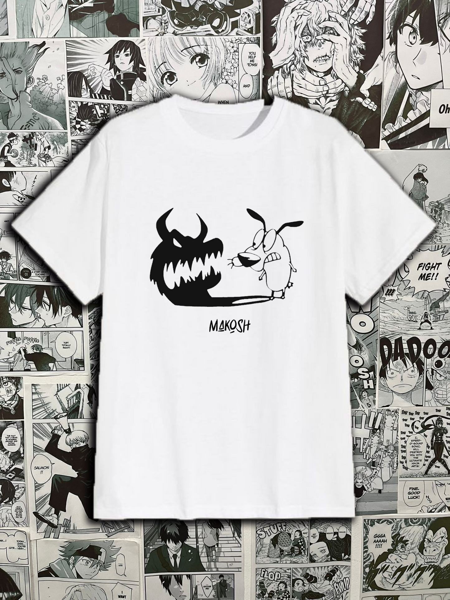 Remera Coraje el perro cobarde