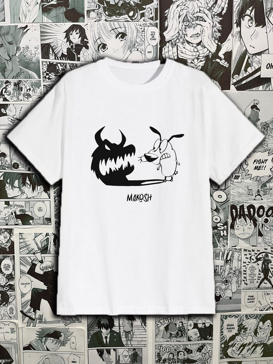 Remera Coraje el perro cobarde