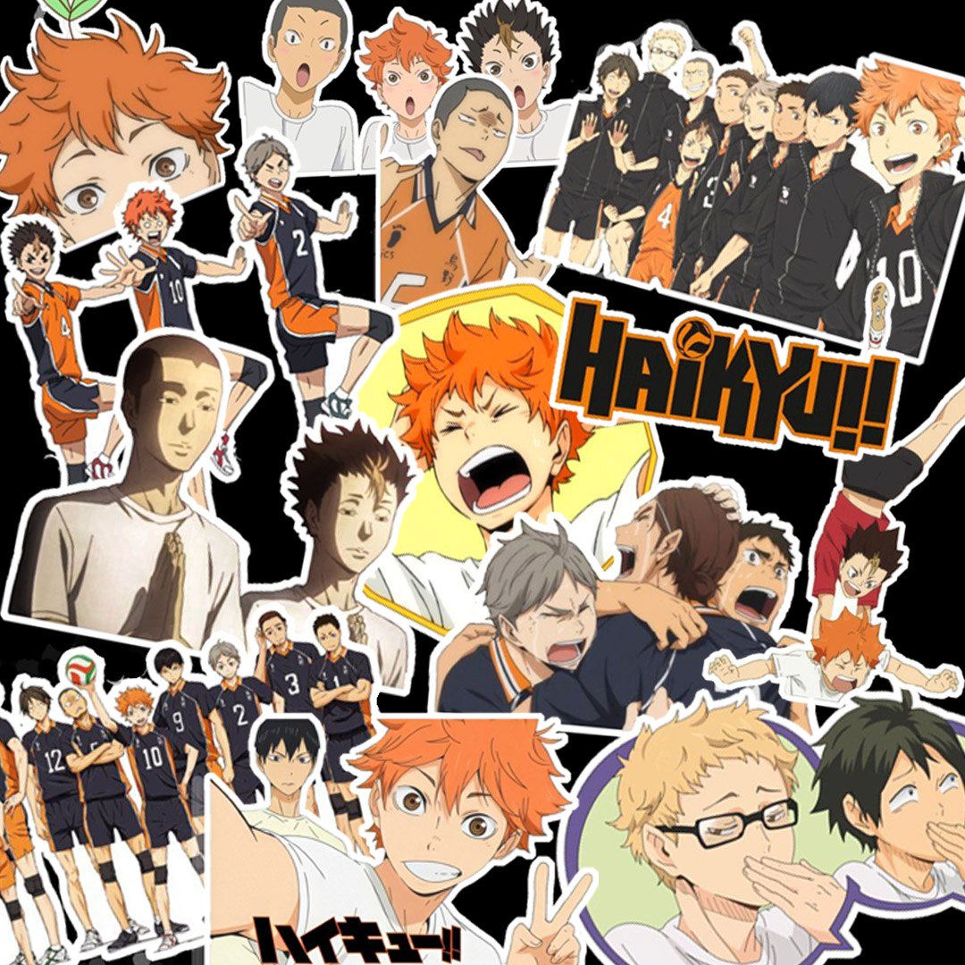 Stickers x13 Haikyuu karasuno