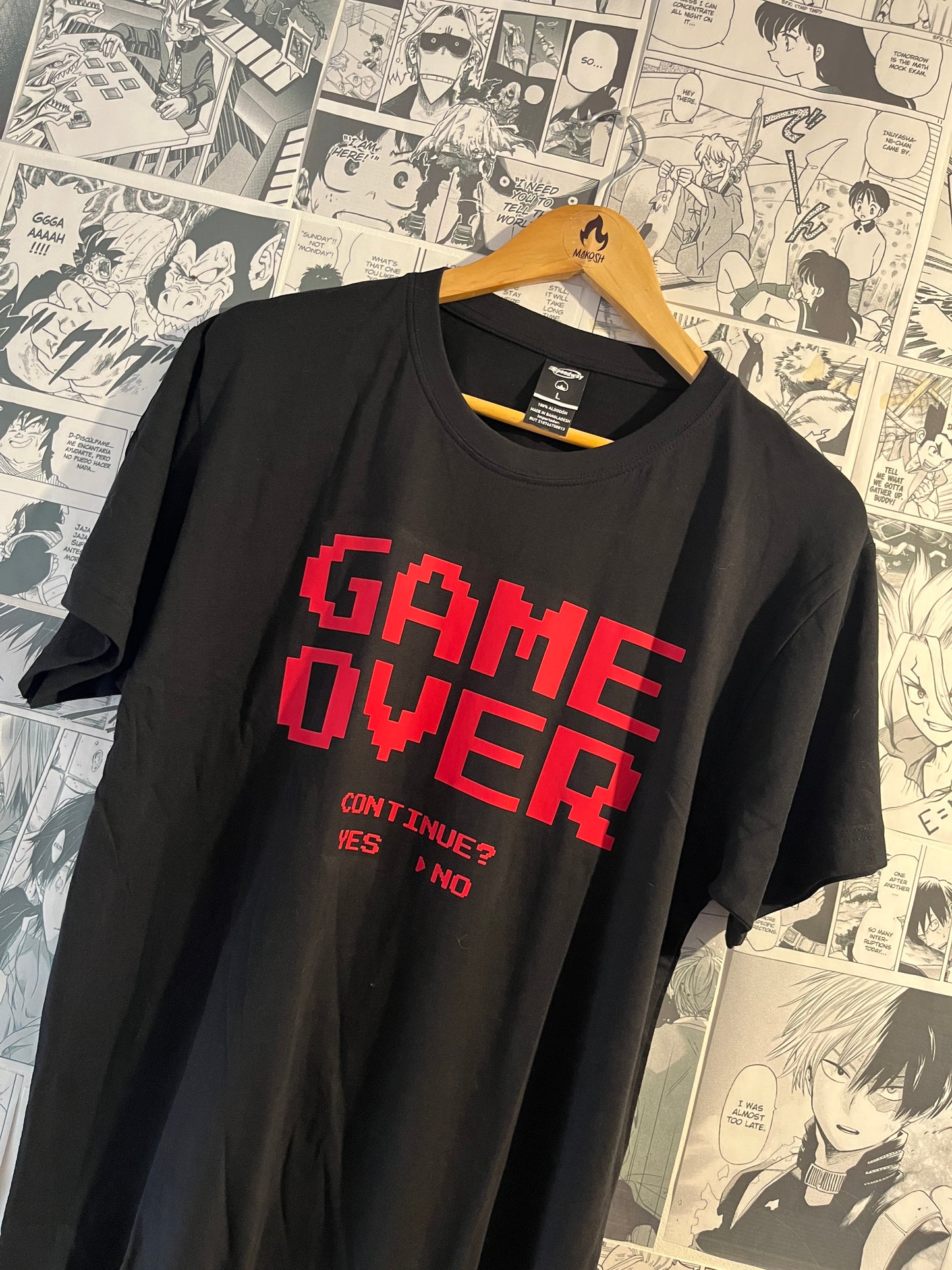 Remera game over