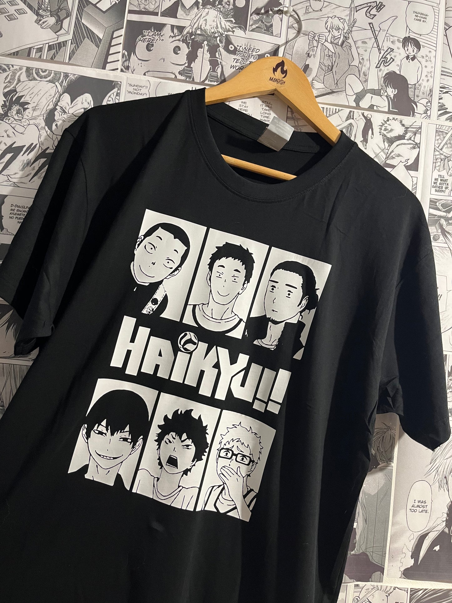 Remera Haikyu! Karasuno team