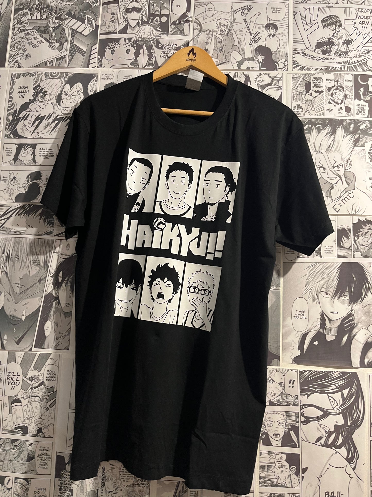 Remera Haikyu! Karasuno team