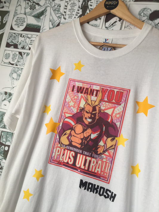 Remera All Might "I want you" - Boku no hero academia