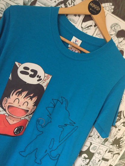 Remera Goku con bordado - Dragon ball