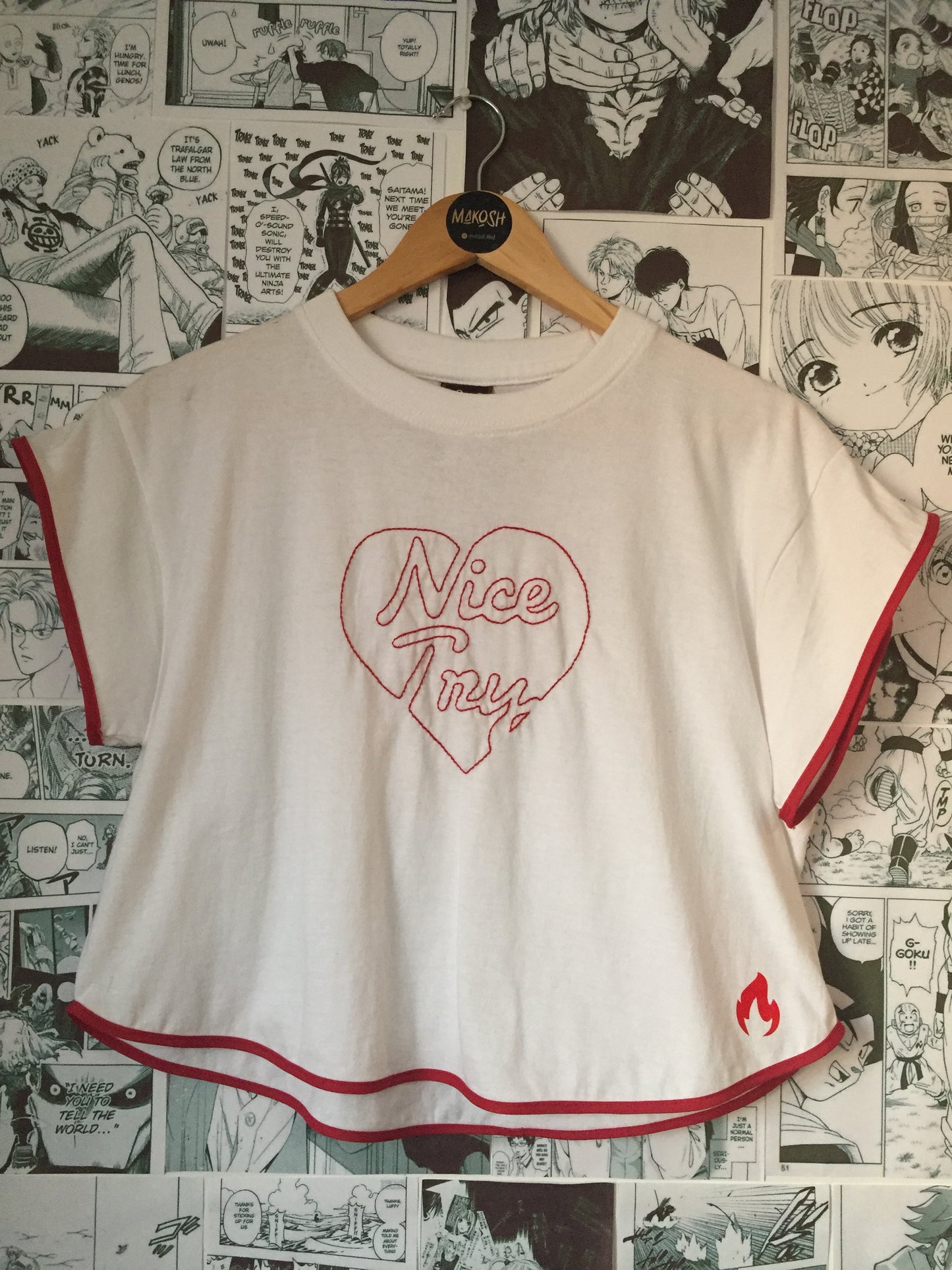 Remera corazón - Nice try