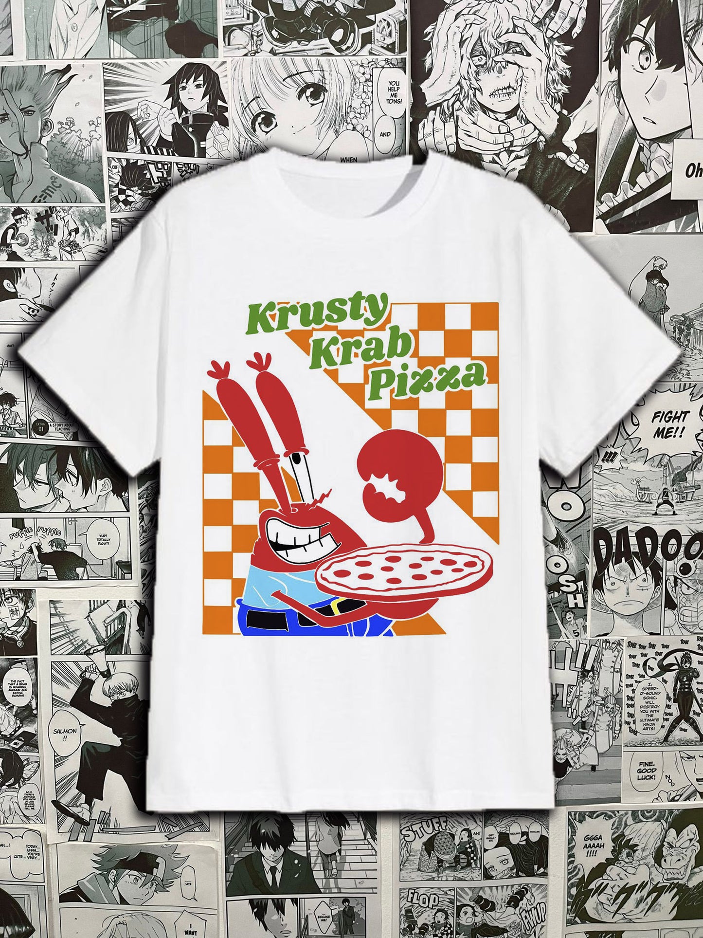 Remera La pizza de Don Cangrejo - Bob esponja