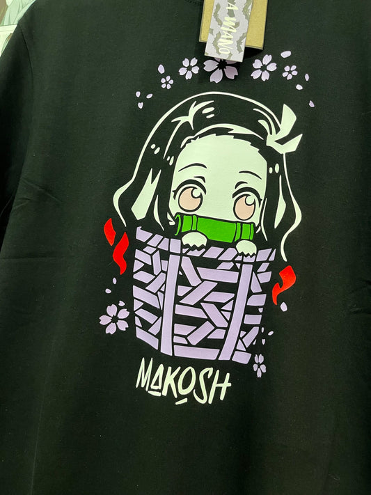 Remera Nezuko chibi - Kimetsu no yaiba