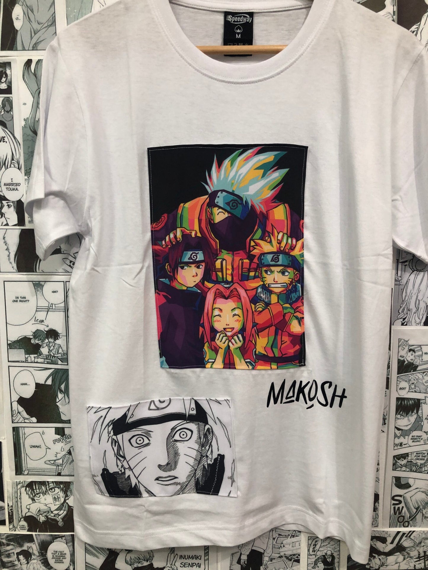 Remera Naruto parches