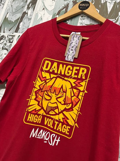 Remera Zenitsu Danger - Kimetsu no yaiba