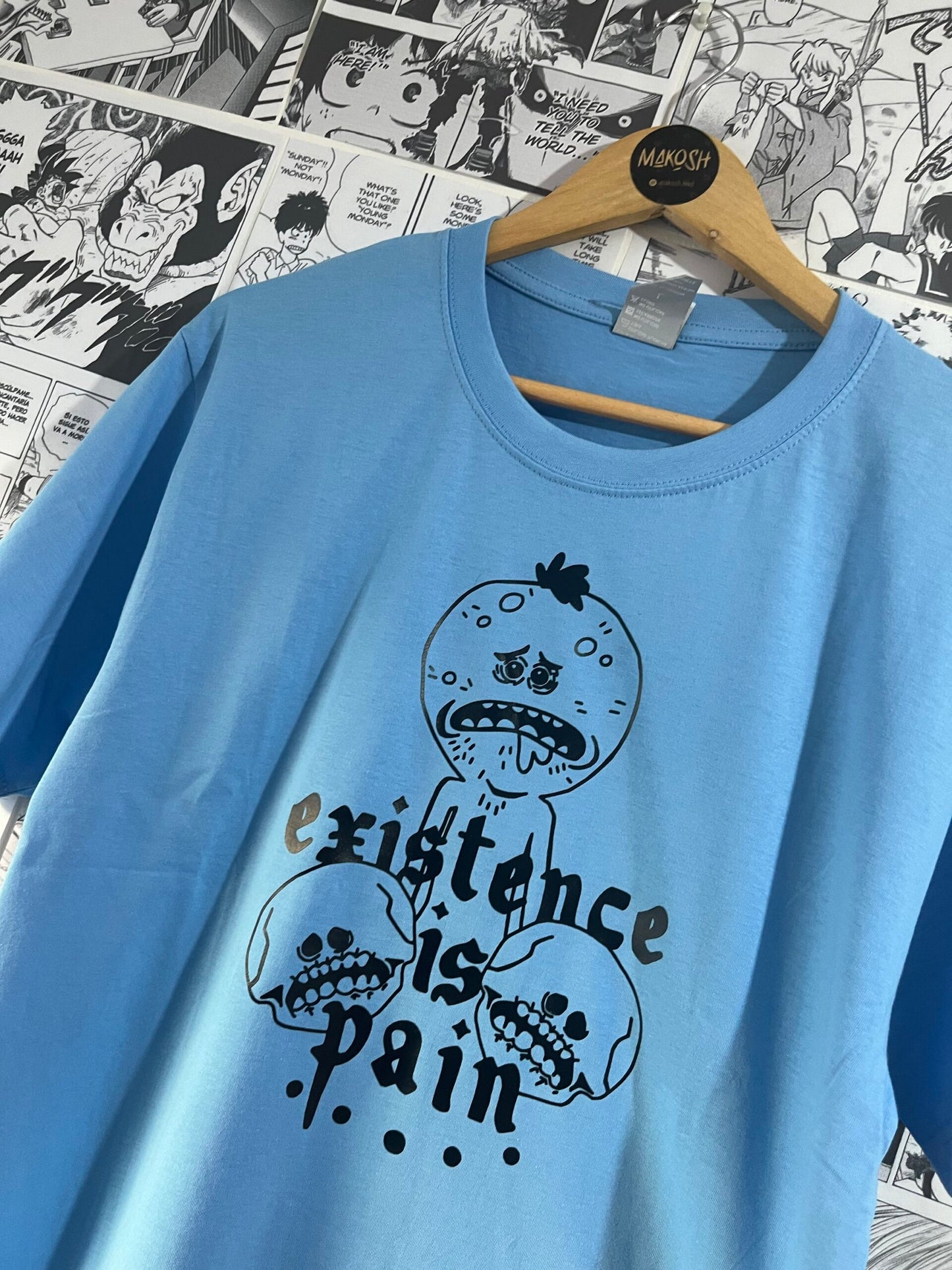 Remera existence is pain - Rick & Morty