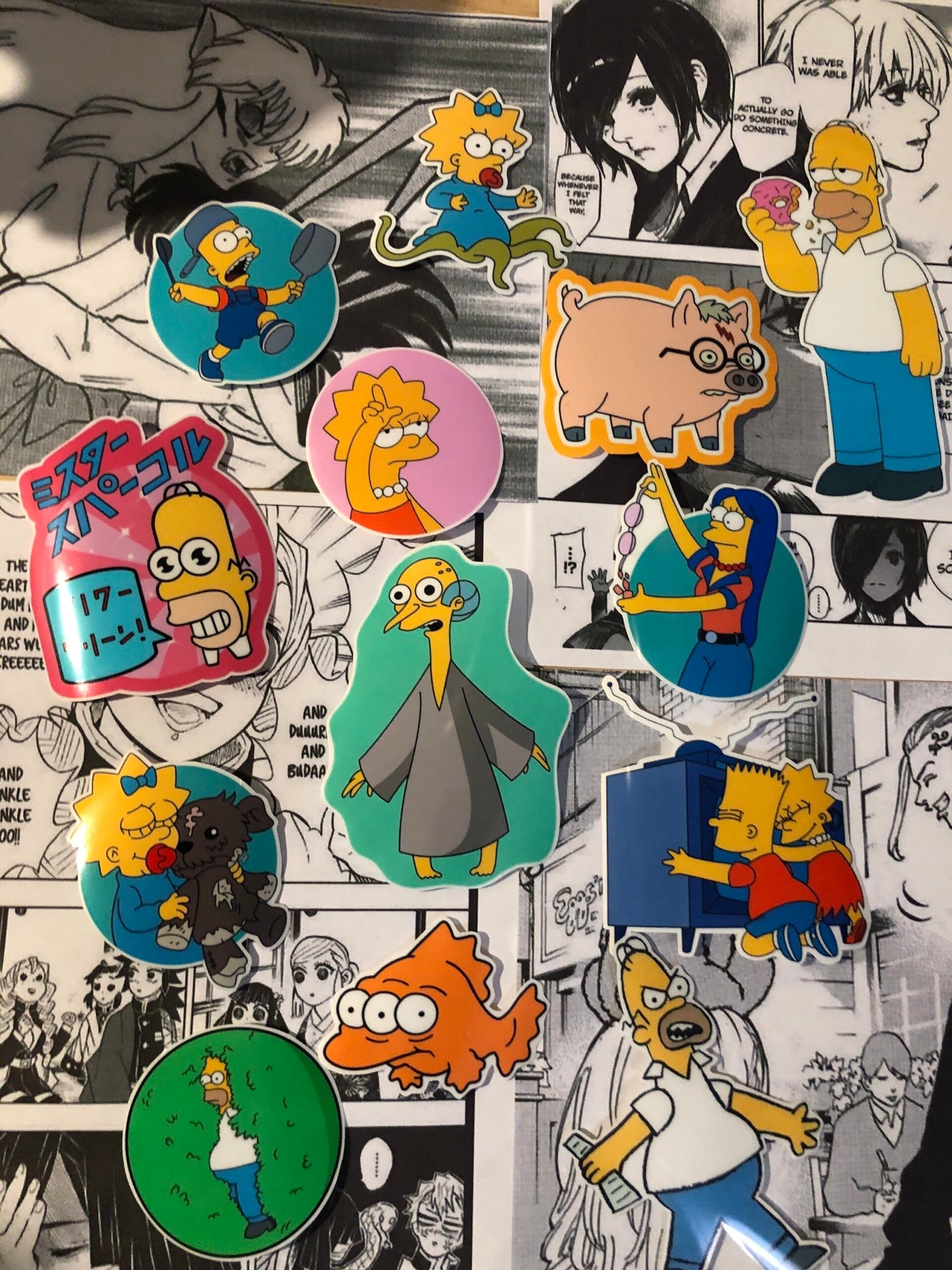 Stickers x13 Los Simpsons