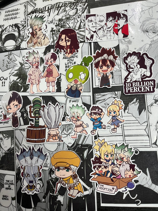 Stickers x13 Dr. Stone