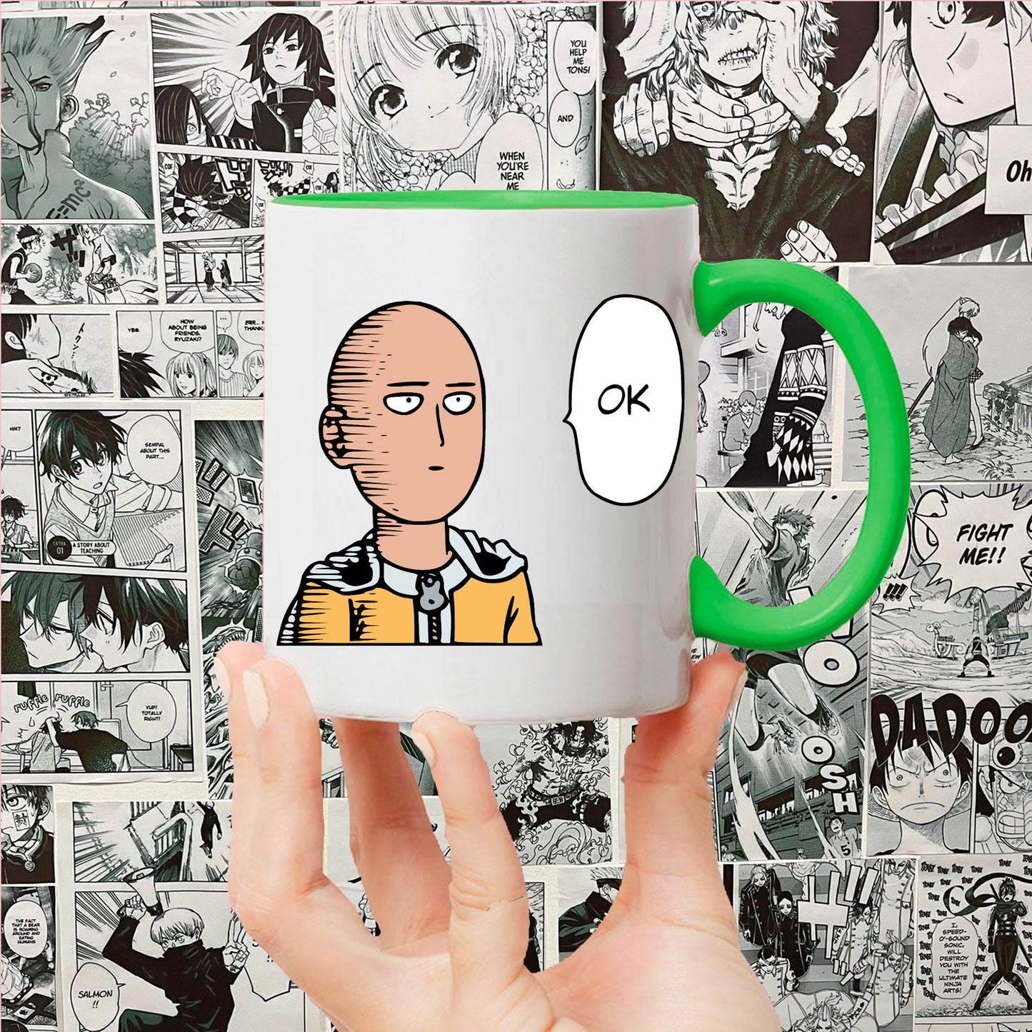 Taza Saitama OK - One punch man