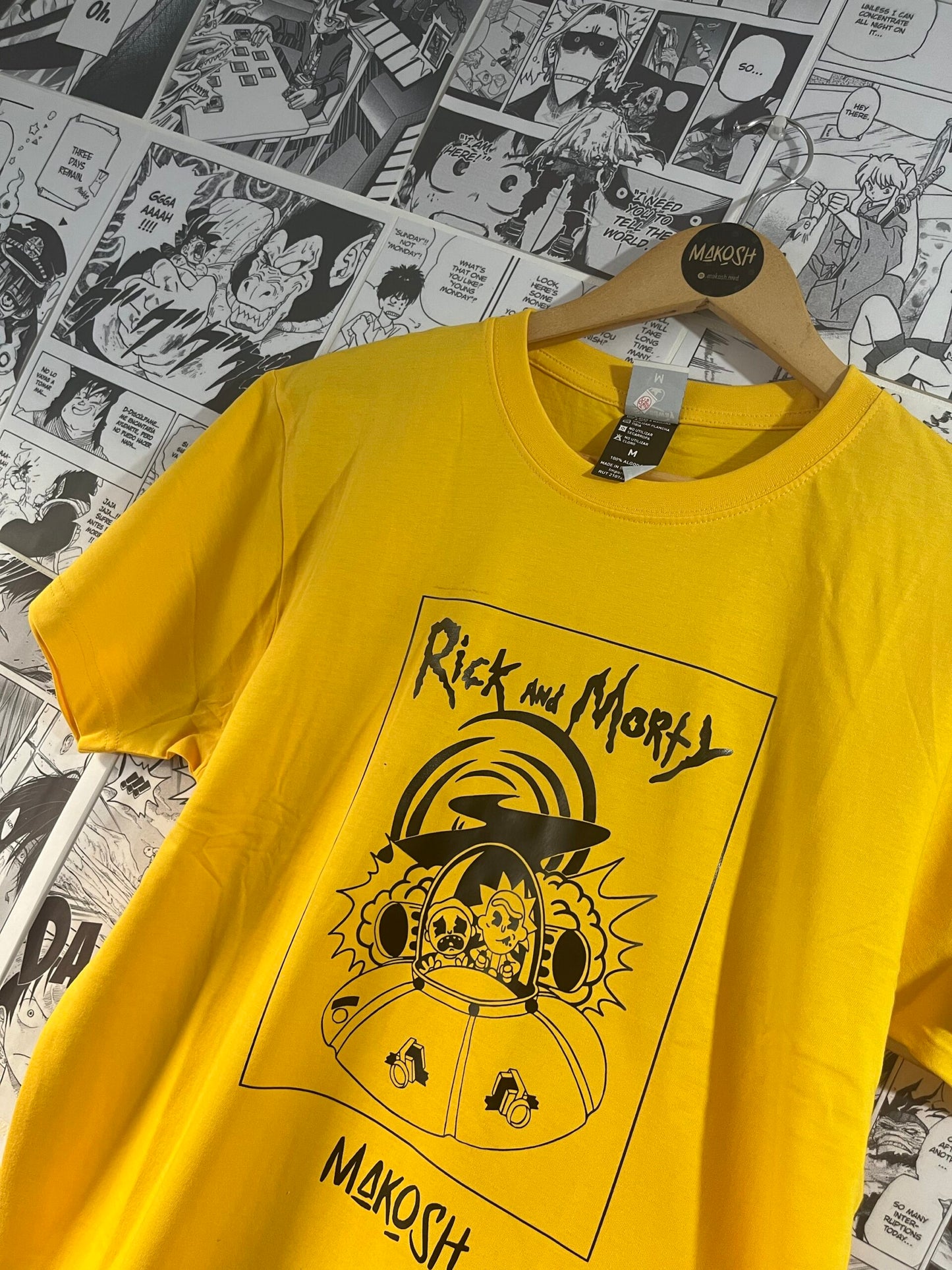 Remera Old style - Rick & Morty