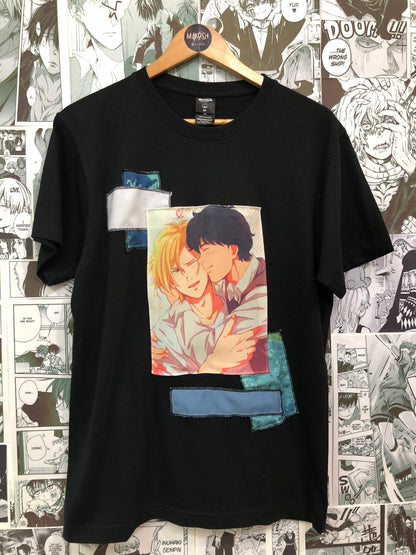 Remera Ash x Eiji parches - Banana fish