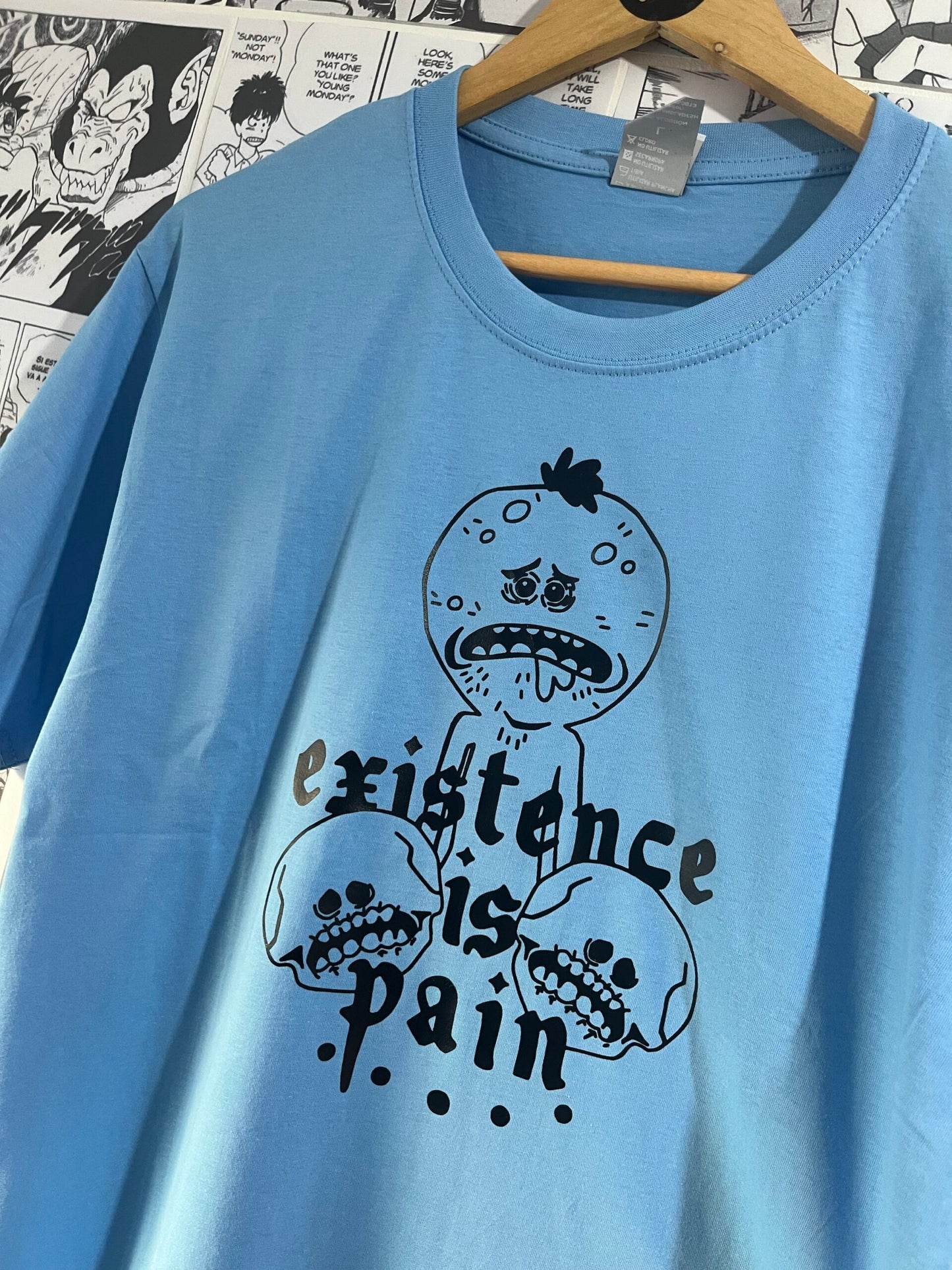 Remera existence is pain - Rick & Morty