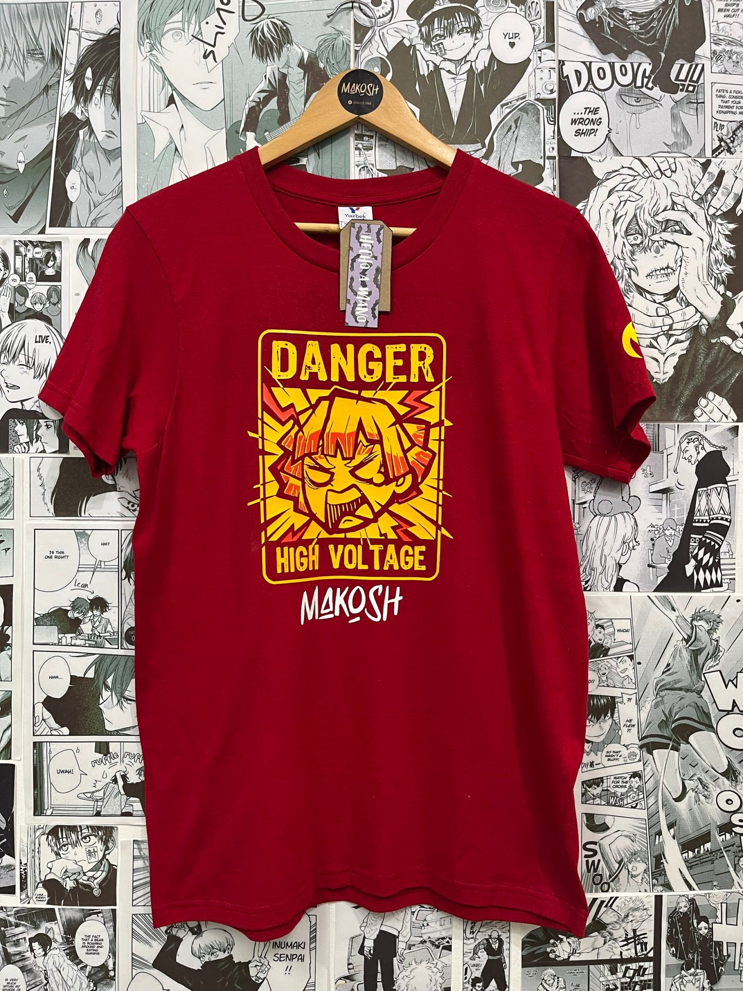 Remera Zenitsu Danger - Kimetsu no yaiba