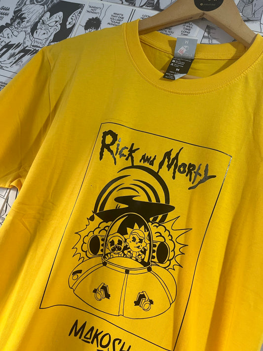 Remera Old style - Rick & Morty