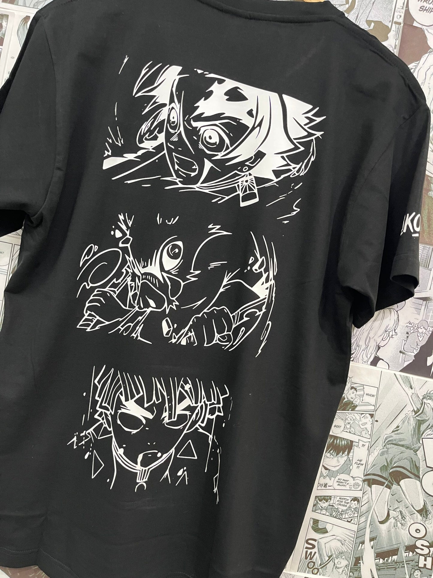 Remera Tanjiro, Inosuke y Zenitsu - Kimetsu no yaiba