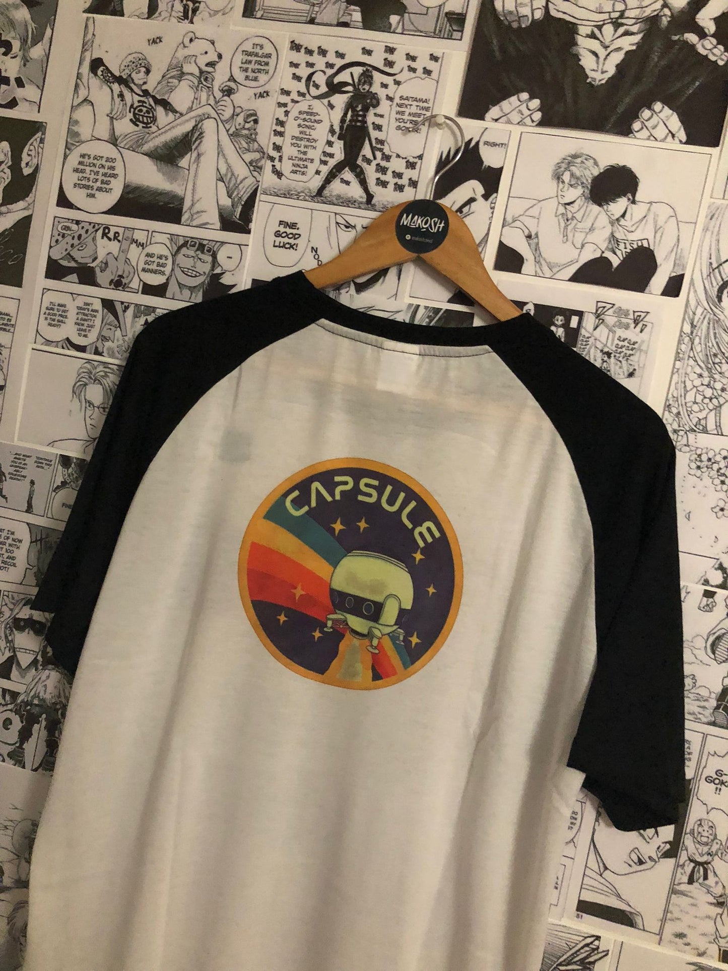 Remera sublimada Capsule corp - Dragon ball