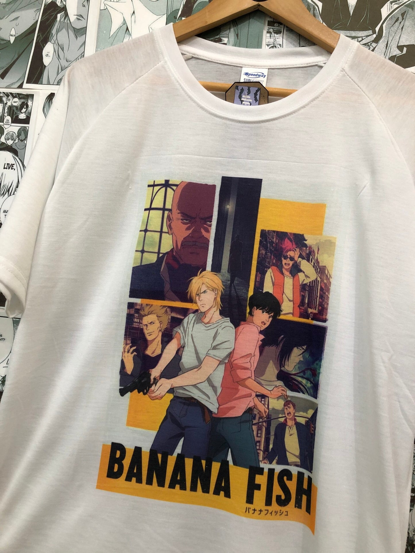 Remera sublimada Banana fish