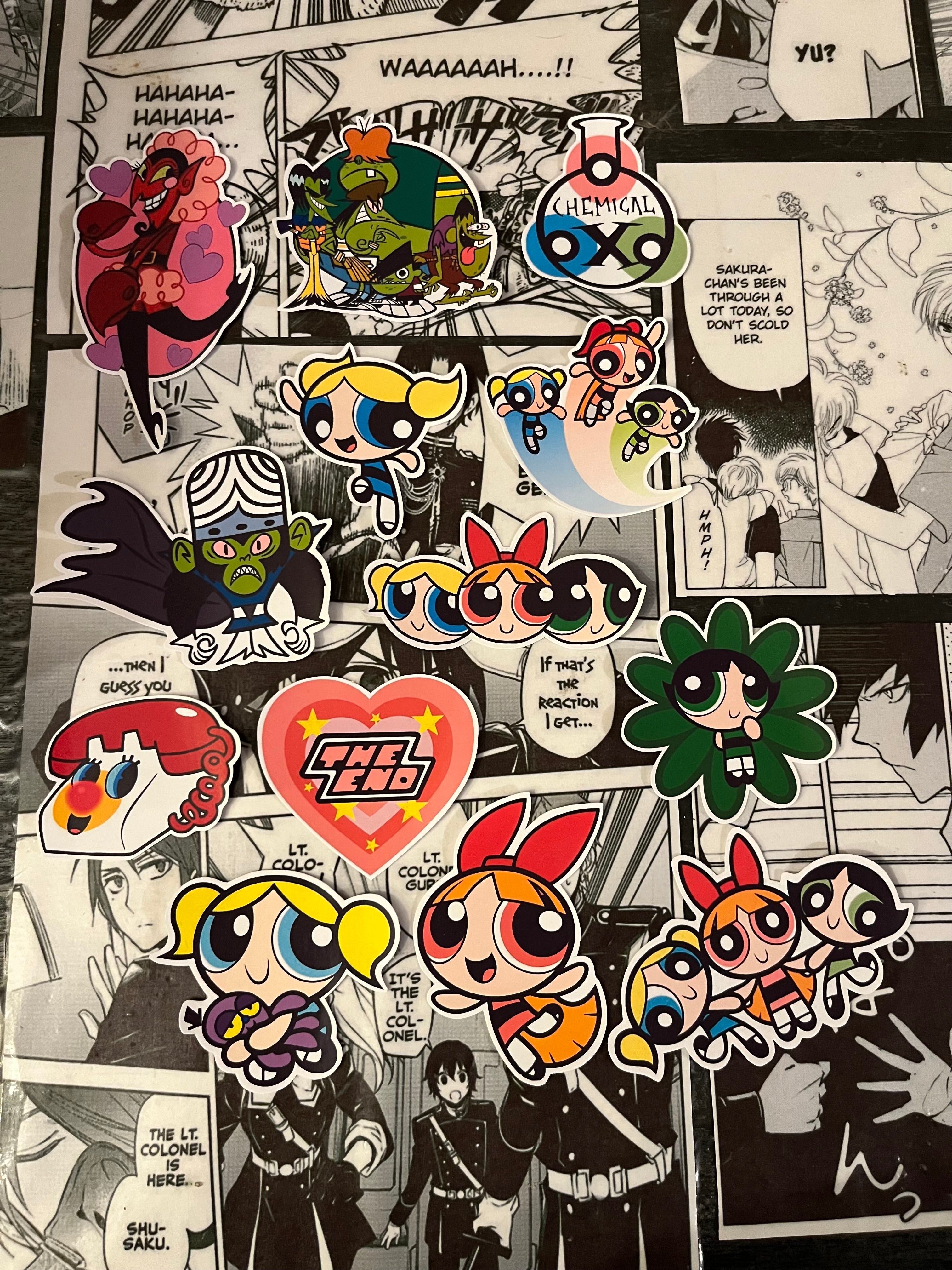 Stickers x13 Las chicas superpoderosas