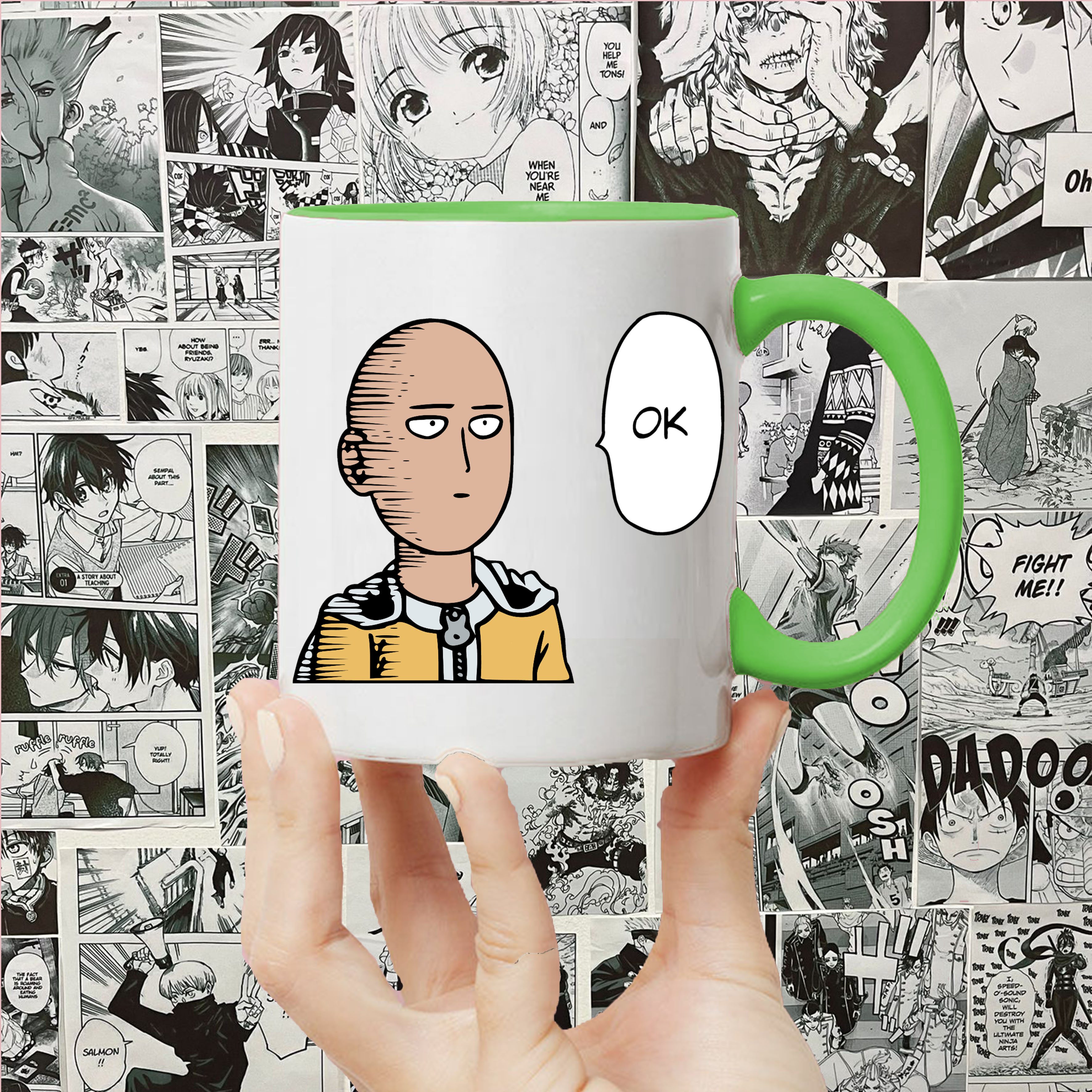 Taza Saitama OK - One punch man